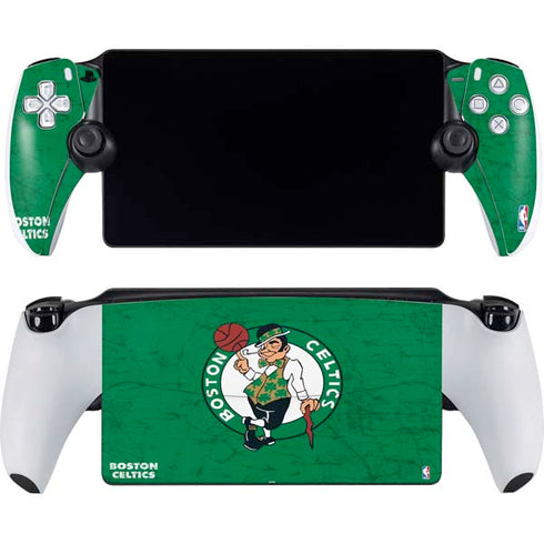 NBA Boston Celtics Green Primary Logo PlayStation Portal Remote Player Skin