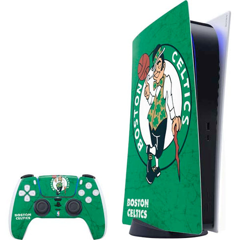 NBA Boston Celtics Green Primary Logo PlayStation PS5 Skins
