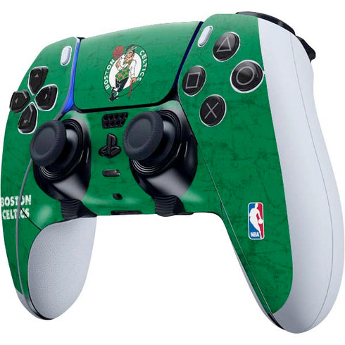 NBA Boston Celtics Green Primary Logo PS5 DualSense Edge Pro Controller Skin