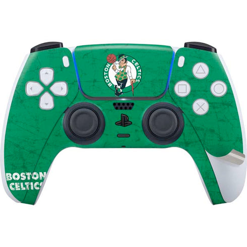 NBA Boston Celtics Green Primary Logo PS5 Pro Disk Bundle Skin