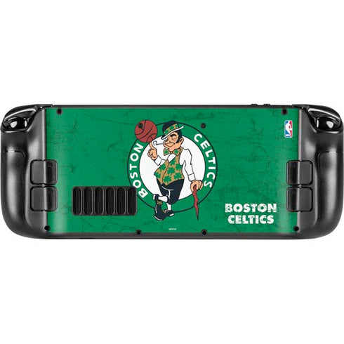 NBA Boston Celtics Green Primary Logo Steam Deck Handheld Gaming Computer OLED Skin