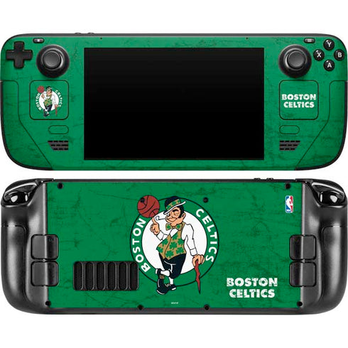 NBA Boston Celtics Green Primary Logo Steam Deck Handheld Gaming Computer Skin