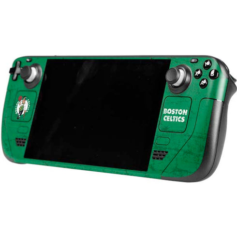 NBA Boston Celtics Green Primary Logo Steam Deck Handheld Gaming Computer Skin