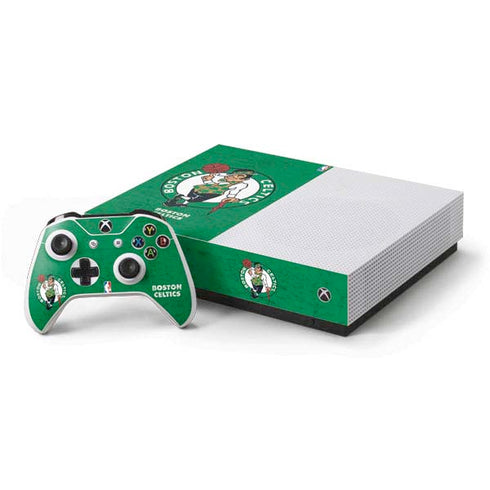 NBA Boston Celtics Green Primary Logo Xbox One S All-Digital Edition Bundle Skin