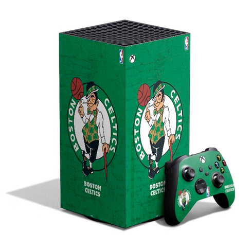 NBA Boston Celtics Green Primary Logo XBox Series X Digital Edition Bundle Skin