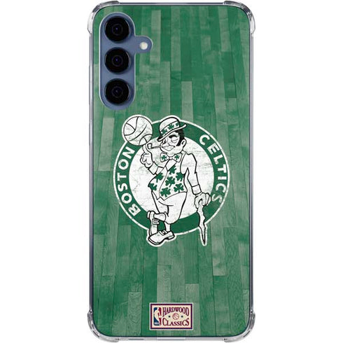 NBA Boston Celtics Hardwood Classics Galaxy A55 5G Clear Case
