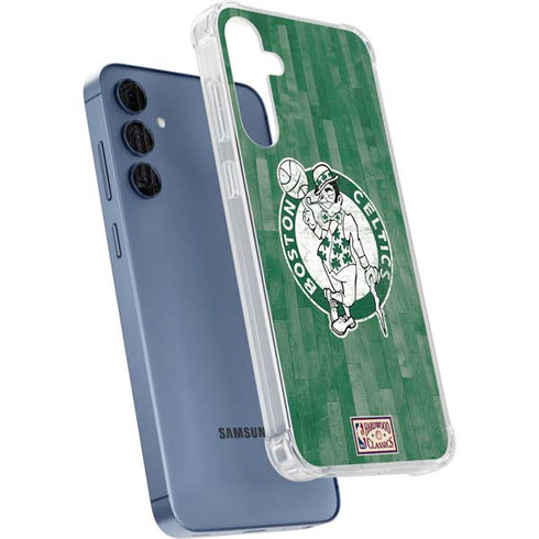 NBA Boston Celtics Hardwood Classics Galaxy A55 5G Clear Case
