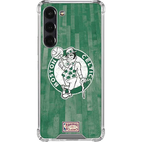 NBA Boston Celtics Hardwood Classics Galaxy S24 FE Clear Case