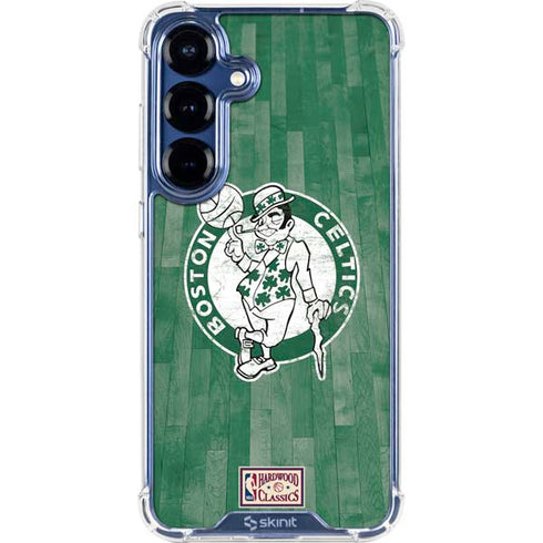 NBA Boston Celtics Hardwood Classics Galaxy S25 Plus Clear Case
