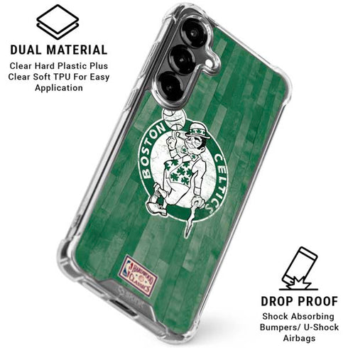 NBA Boston Celtics Hardwood Classics Galaxy S26 Clear Case