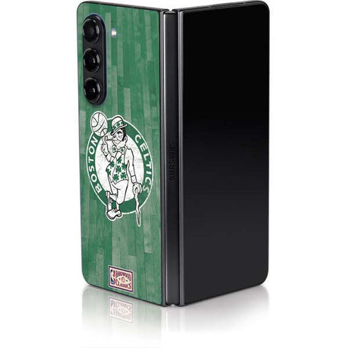 NBA Boston Celtics Hardwood Classics Galaxy Z Fold5 5G Skin