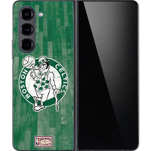 NBA Boston Celtics Hardwood Classics Galaxy Z Fold5 5G Skin