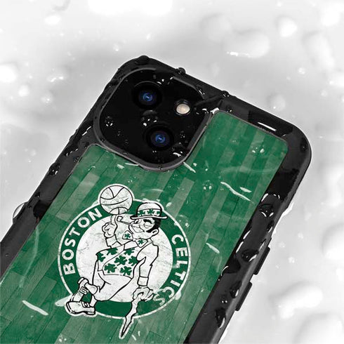 NBA Boston Celtics Hardwood Classics iPhone 15 Plus Waterproof Case
