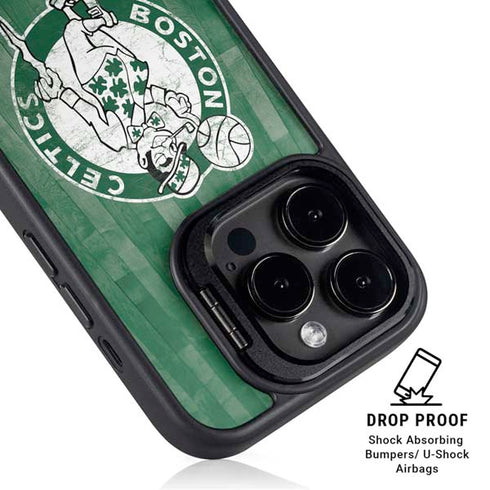 NBA Boston Celtics Hardwood Classics iPhone 15 Pro Kickstand Case