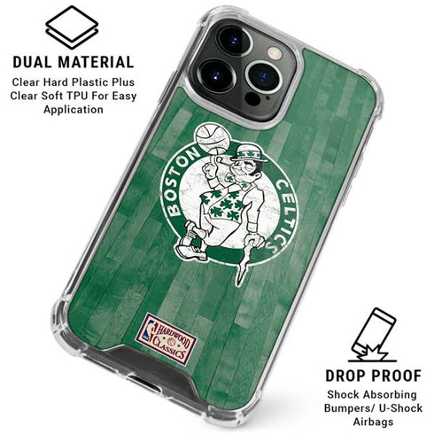 NBA Boston Celtics Hardwood Classics iPhone 16 Pro Clear Case