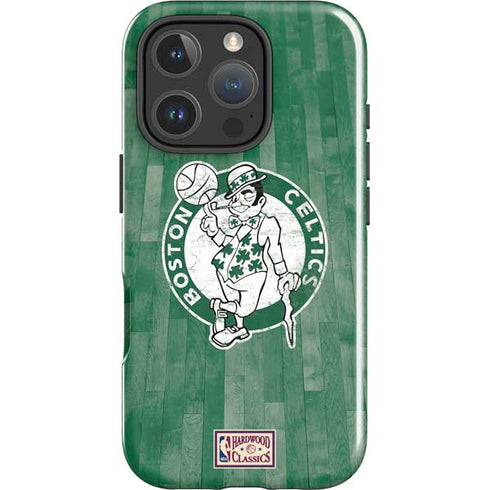 NBA Boston Celtics Hardwood Classics iPhone 16 Pro Impact Case