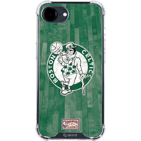 NBA Boston Celtics Hardwood Classics iPhone 16e Clear Case