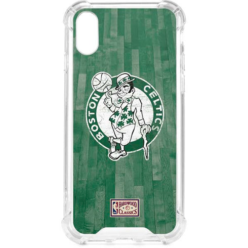 NBA Boston Celtics Hardwood Classics iPhone XS Clear Case