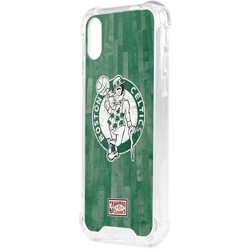 NBA Boston Celtics Hardwood Classics iPhone XS Clear Case