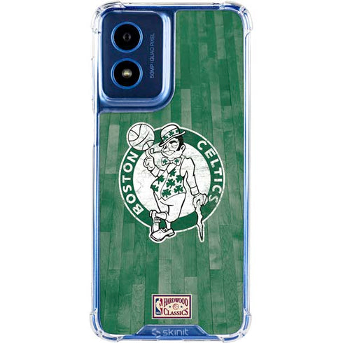 NBA Boston Celtics Hardwood Classics Moto G Play 4G (2024) Clear Case