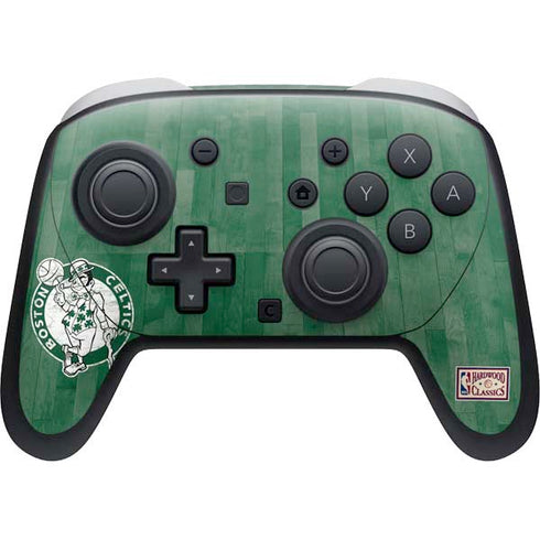 NBA Boston Celtics Hardwood Classics Nintendo Switch 2 (2025) Pro Controller Skin