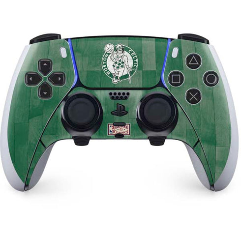 NBA Boston Celtics Hardwood Classics PS5 DualSense Edge Pro Controller Skin
