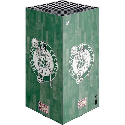 NBA Boston Celtics Hardwood Classics XBox Series X Digital Edition Console Skin