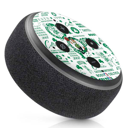 NBA Boston Celtics Historic Blast Amazon Echo Dot Skin