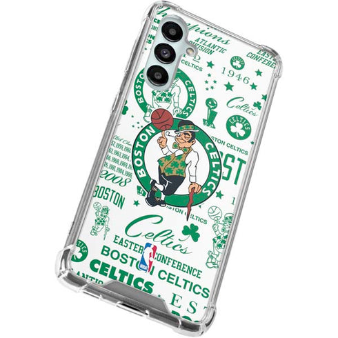 NBA Boston Celtics Historic Blast Galaxy A16 5G Clear Case