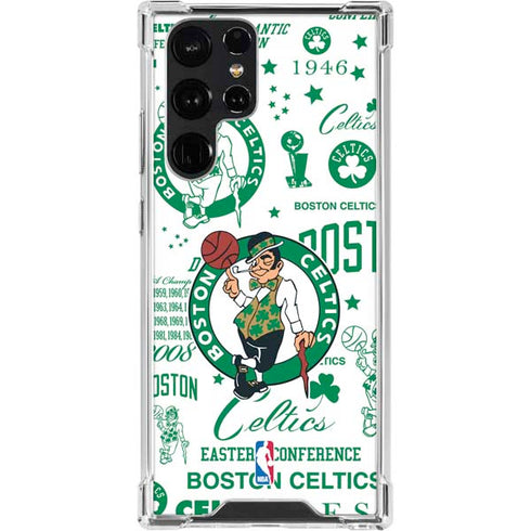 NBA Boston Celtics Historic Blast Galaxy S23 Ultra Clear Case