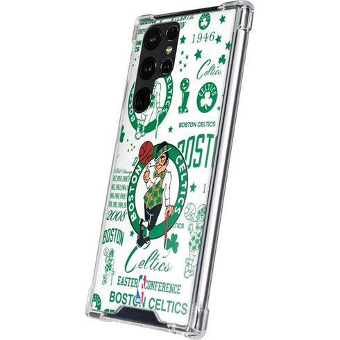 NBA Boston Celtics Historic Blast Galaxy S23 Ultra Clear Case