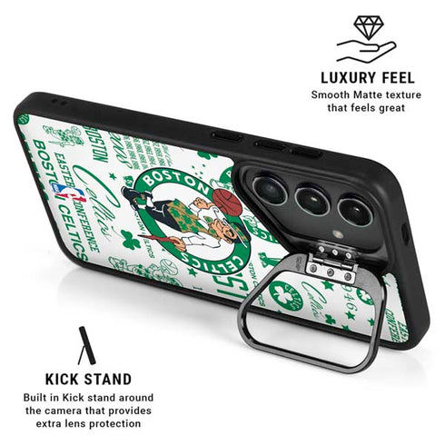 NBA Boston Celtics Historic Blast Galaxy S24 FE Kickstand Case