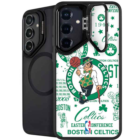 NBA Boston Celtics Historic Blast Galaxy S25 Plus Kickstand Case