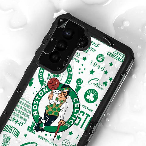 NBA Boston Celtics Historic Blast Galaxy S24 Plus Waterproof Case