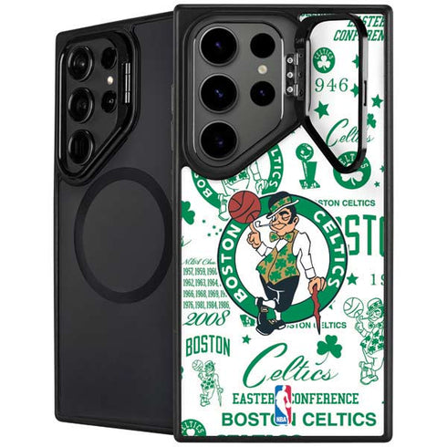 NBA Boston Celtics Historic Blast Galaxy S25 Ultra Kickstand Case