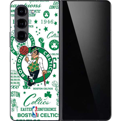 NBA Boston Celtics Historic Blast Galaxy Z Fold5 5G Skin