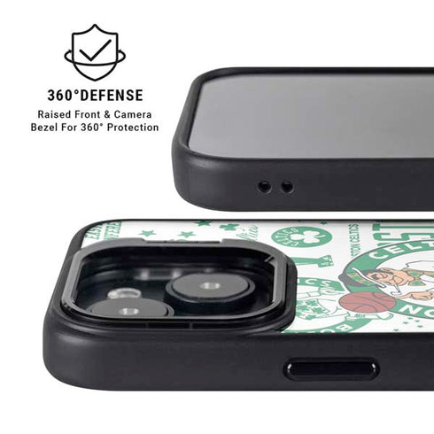 NBA Boston Celtics Historic Blast iPhone 13 Kickstand Case