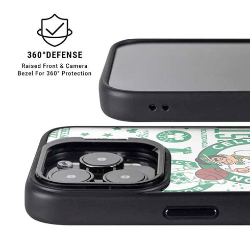 NBA Boston Celtics Historic Blast iPhone 13 Pro Max Kickstand Case