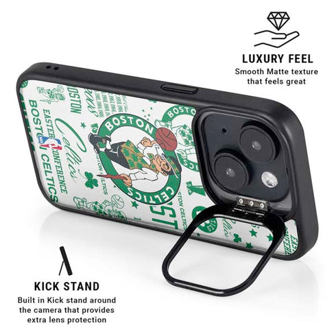 NBA Boston Celtics Historic Blast iPhone 14 Plus Kickstand Case
