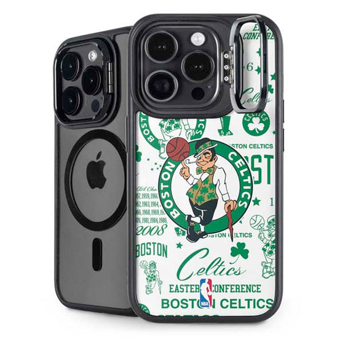 NBA Boston Celtics Historic Blast iPhone 14 Pro Kickstand Case