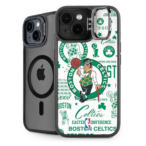NBA Boston Celtics Historic Blast iPhone 15 Plus Kickstand Case