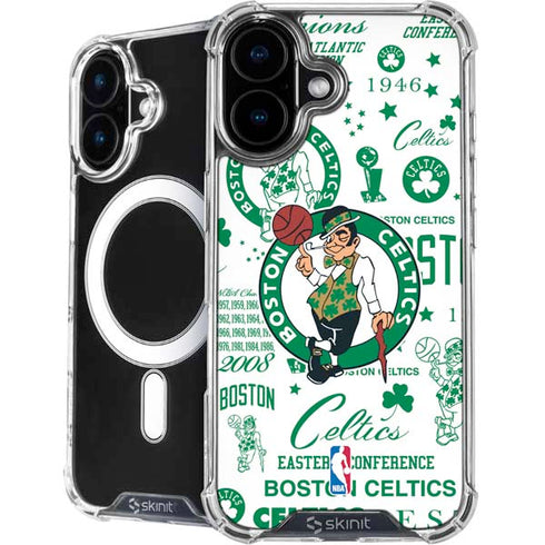 NBA Boston Celtics Historic Blast iPhone 16 Plus MagSafe Case