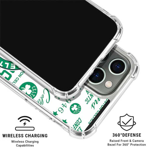 NBA Boston Celtics Historic Blast iPhone 16 Pro Clear Case