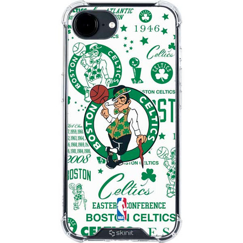 NBA Boston Celtics Historic Blast iPhone 16e Clear Case