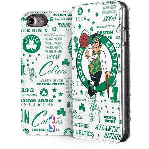 NBA Boston Celtics Historic Blast iPhone 7 Folio Case