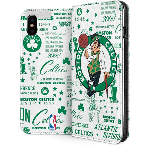 NBA Boston Celtics Historic Blast iPhone 8 Folio Case