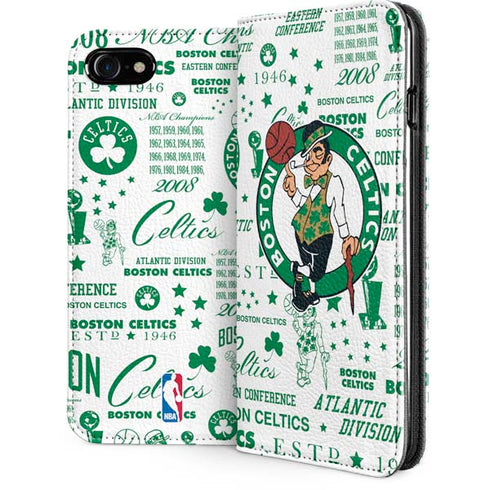 NBA Boston Celtics Historic Blast iPhone SE (2nd & 3rd Gen) Folio Case