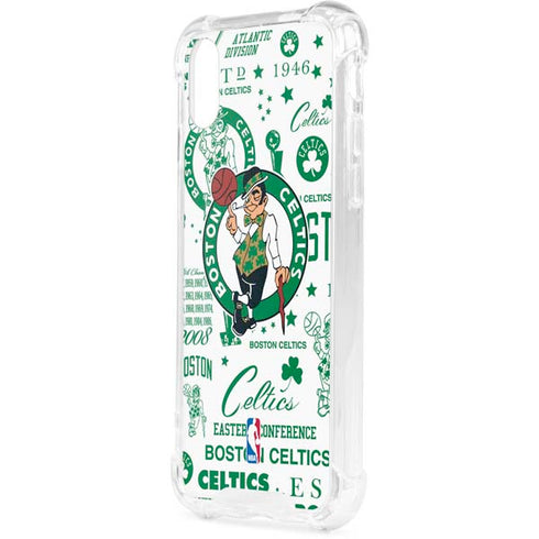 NBA Boston Celtics Historic Blast iPhone XS Clear Case