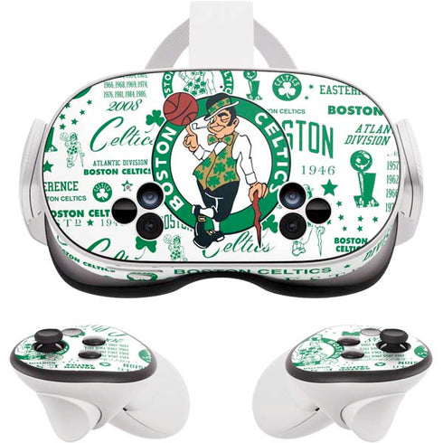 NBA Boston Celtics Historic Blast Meta Quest 3S Skin