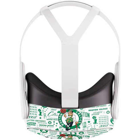 NBA Boston Celtics Historic Blast Meta Quest 3S Skin